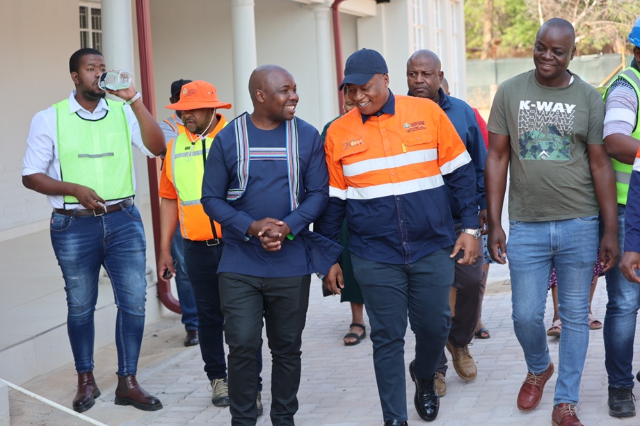 MEC Ernest Rachoene walk about inspection during #Maintenance Projects Monitoring at Modimolle 